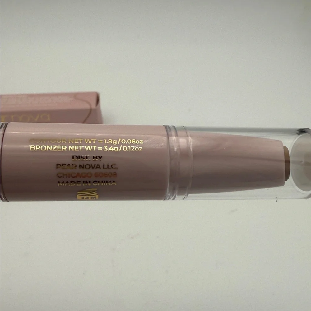 Pear Nova Bronzer + Contour Stick light new makeup